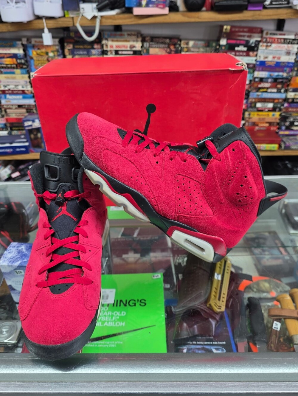 Nike Air Jordan 6 Retro Toro Bravo 2023 Red Black Size 13 CT8529-600